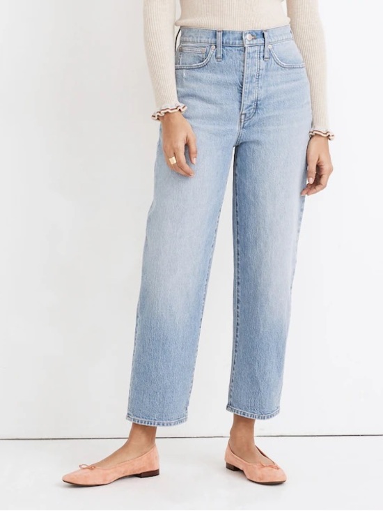 Madewell Denim - Madewell Balloon Button Fly High-Rise Jeans